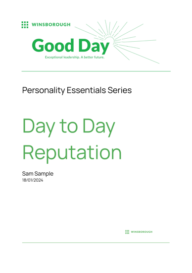 Personality Essentials Day to Day