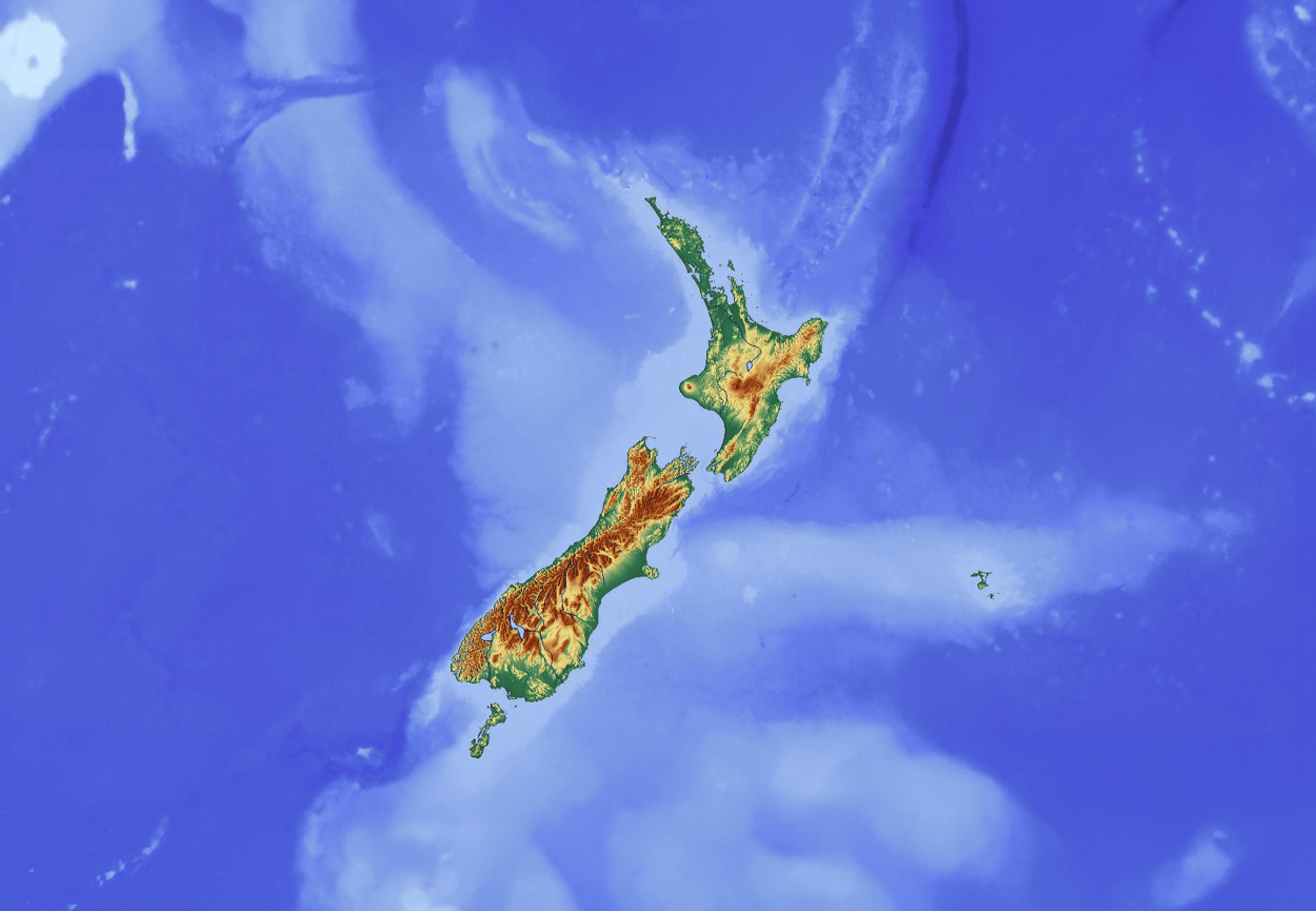 new zealand-topographic-map